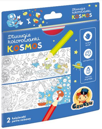 CzuCzu Dłuuugie Rysowanki Kolorowanki Kosmos 4+