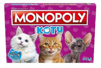 MONOPOLY KOTY Klasyczna Gra Planszowa Kotki