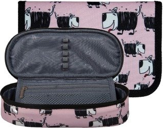 ST.RIGHT - Zestaw Piórnik Dwuklapowy + Piórnik Saszetka Pieski