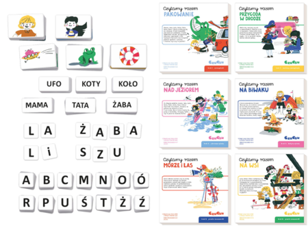 CzuCzu Czytamy Razem Zestaw do Nauki Czytania