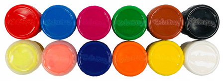 Colorino Farby szkolne plakatowe 12kol 20ml