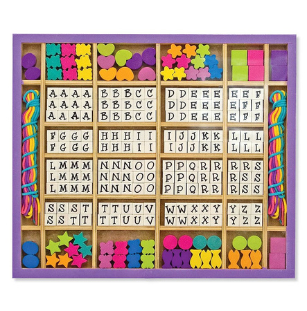 Melissa and Doug - Koraliki do Nawlekania Drewno
