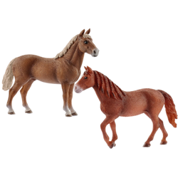 Schleich 2 x Figurka Ogier Klacz Rasy Morgan