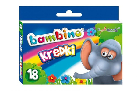 Kredki 18 Kolorów Bambino MAJEWSKI