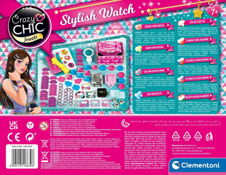 Clementoni Crazy Chic Stylowy Zegarek Zrób to Sam