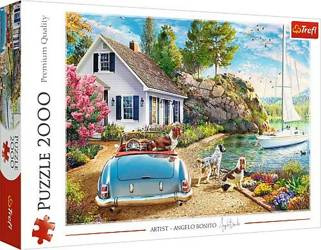 Puzzle 2000 el. Trefl - Wakacyjna Przystań 27124