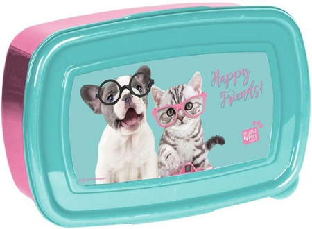 PASO Zestaw Bidon PTK-3021 + Śniadaniówka PTK-3022 Studio Pets Pies i Kot