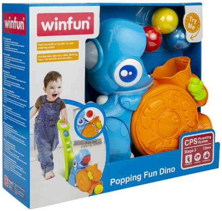 Winfun Dinozaur Pchacz Do Pchania Piłeczki