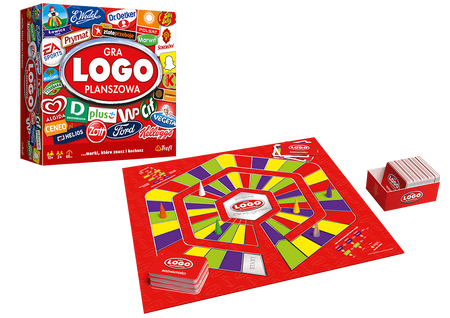 TREFL Logo Gra Planszowa Rodzinna Towarzyska Quiz