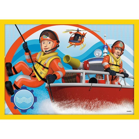 TREFL Puzzle 4w1 Pomocny Strażak Sam