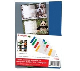 Okładki na podręczniki Zestaw klas 4-6 + naklejki