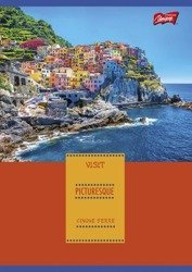 Zeszyt A5/96k Krata Visit Cinque Terre Unipap