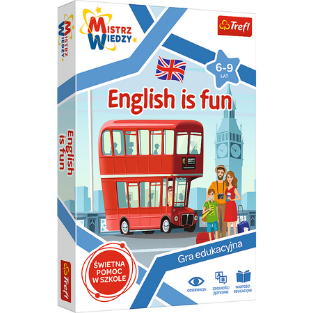 Trefl English is Fun Mistrz Wiedzy Angielski Gra Edukacyjna