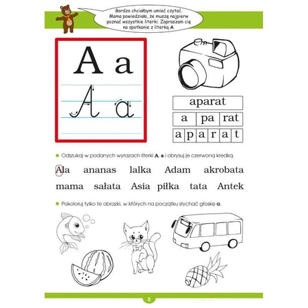 Akademia przedszkolaka Nauka Literek Cyferek