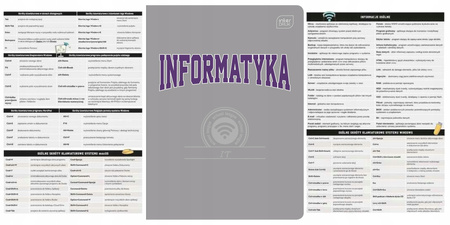 Interdruk Zeszyt tematyczny A5 60 k. kratka INFORMATYKA ściąga