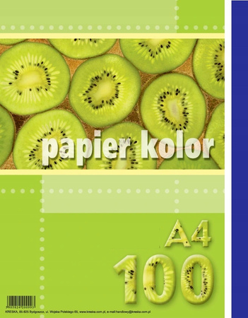 Papier ksero kolorowy A4 80 g/m2 granatowy 100 arkuszy
