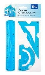 Zestaw geom. elastyczny 3el niebieski TETIS