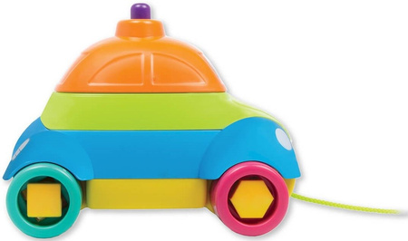 Smily Play Sorter Pojazd Do Ciągnięcia Wesołe Autko 4w1