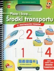 Piszę i liczę Środki transportu Carotina Libri 3-6 lat