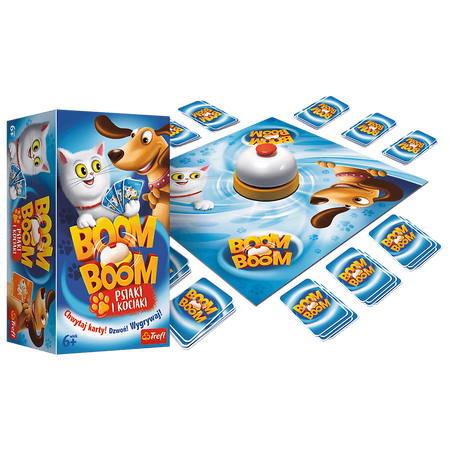 TREFL Boom Boom Psiaki i Kociaki Gra z Dzwonkiem