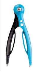 MAPED  Cyrkiel Plastikowy na Grafit Niebieski