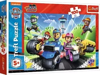 Trefl Puzzle 100el Psi Patrol na motorach 16430
