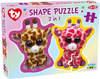 Tactic Beanie Boos DUŻE Puzzle 2x6 el.