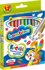 Bambino Grube Kredki Drewniane Jumbo 12 kol.