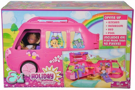 Simba Laleczka Evi Kamper Rozkładany Ponad 40el