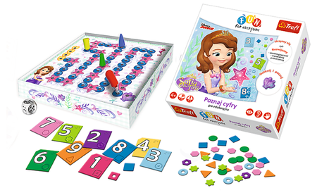 TREFL - Poznaj Cyfry ZOSIA Gra Edukacyjna FFE