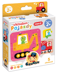 CzuCzu Moje Pierwsze Puzzle Układam Pojazdy 2+