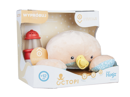 Ocean Hugzzz Maskotka Krab Przytulanka + Pozytywka