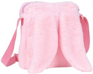 Torebka Pluszowa z Uszami Różowa DERFORM