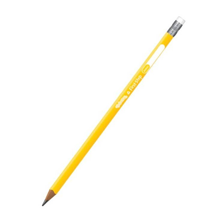 Colorino Ołówek trójkątny z gumką do nauki pisania