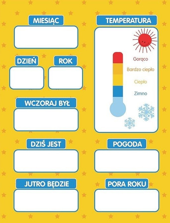 Smily Play Mój Edukacyjny Kalendarz Drewniany Magnetyczny