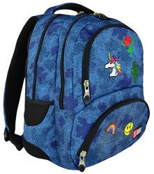 Plecak 4-komorowy ST.RIGHT BP-07 Jeans and Badges