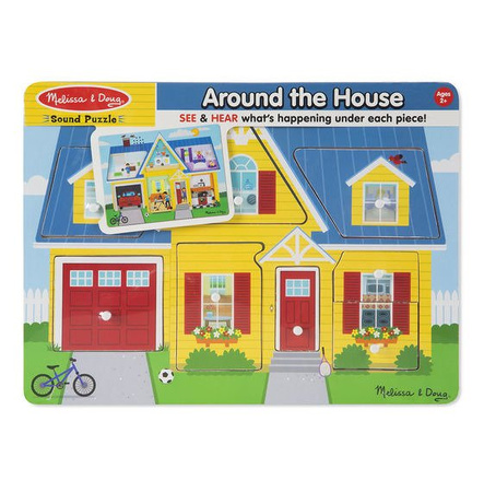 Melissa and Doug - Puzzle Dźwiękowe - w Domu