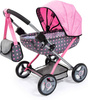 Bayer Wózek głęboki dla lalki szaro-róż. Cosy 12766AA