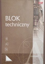 Unipap Blok Techniczny A4/10 Biały Brąz