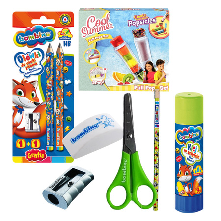 Wyprawka Bambino Szkolna Duży Zestaw do szkoły