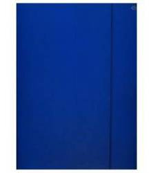 Teczka z gumką A4 Granatowa INTERDRUK