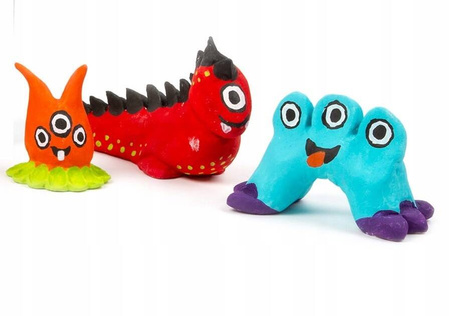 Kidea Glina samoutwardzalna zestaw potwory