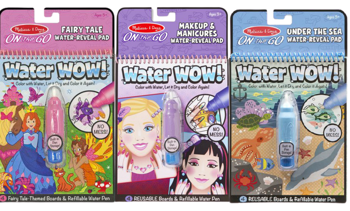 Zestaw dla Dziewczynki 3 x Kolorowanka Wodna Melissa