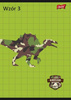 Zeszyt A5/16k Krata Dinosaurs - Unipap