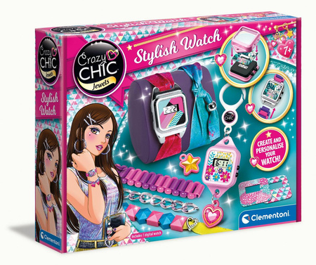 Clementoni Crazy Chic Stylowy Zegarek Zrób to Sam