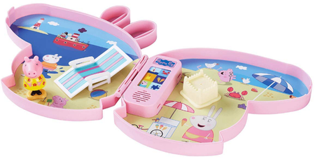 Świnka Peppa Zestaw Walizka do Zabawy Plaża