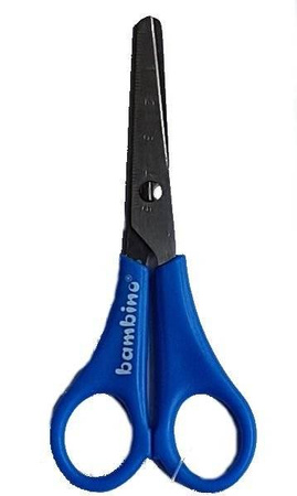 BAMBINO Nożyczki Szkolne Bezpieczne z Podziałką