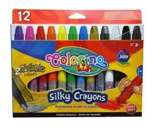 Colorino Kredki świecowe żelowe wykręcane 12kol