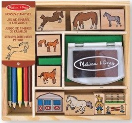 Melissa Stemple Stempelki Pieczątki Konie Kredki