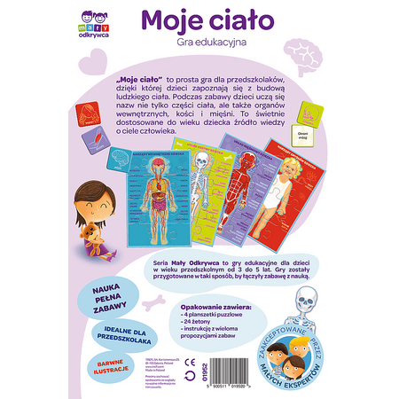 TREFL Mały Odkrywca Moje Ciało Gra Edukacyjna